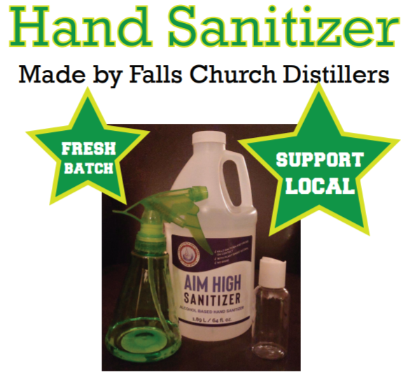 Falls Church Distillers Hand Sanitzer. 10-oz spray