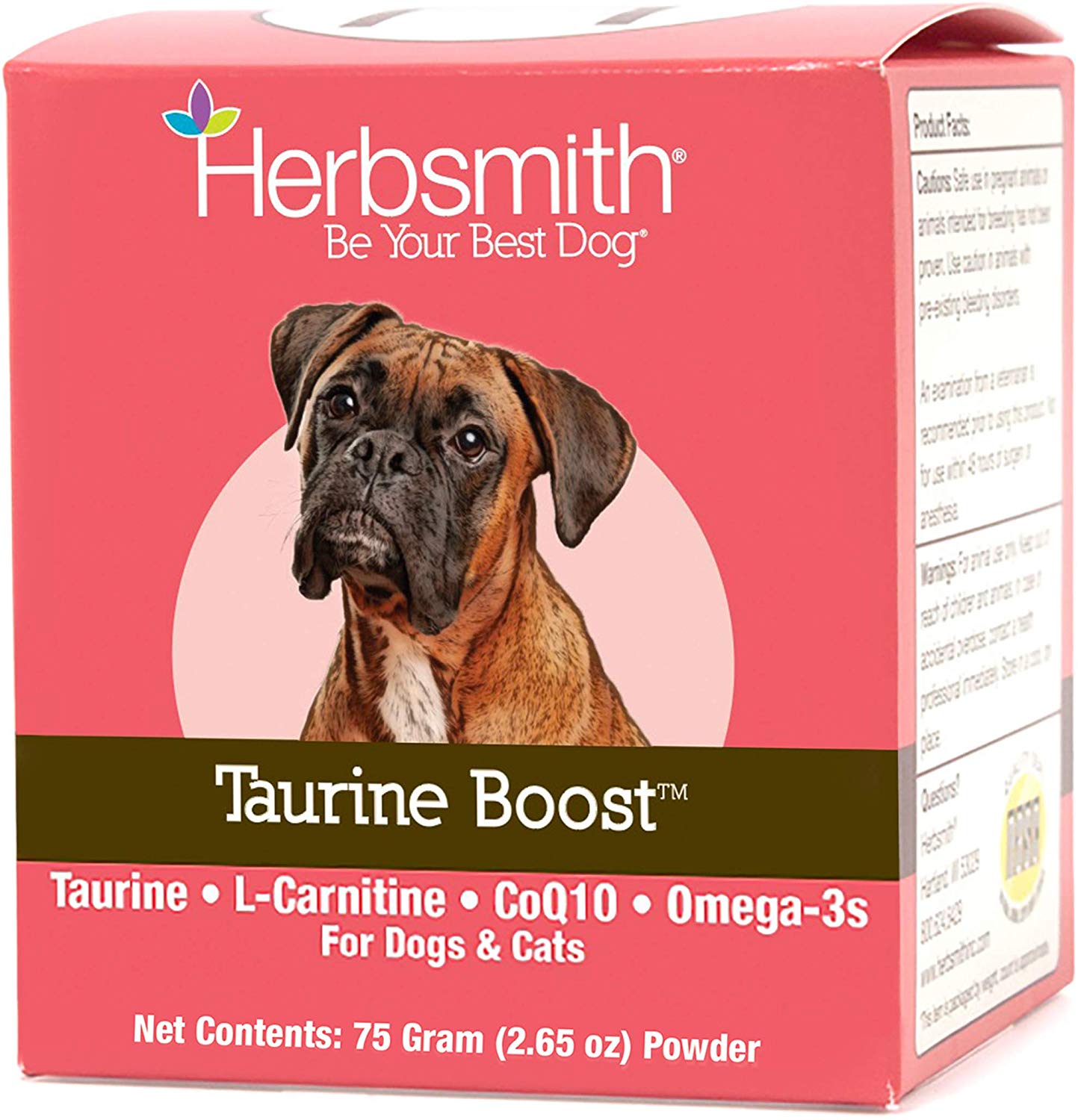 Herbsmith Taurine Boost Powder Dog Cat Supplement 150 gram