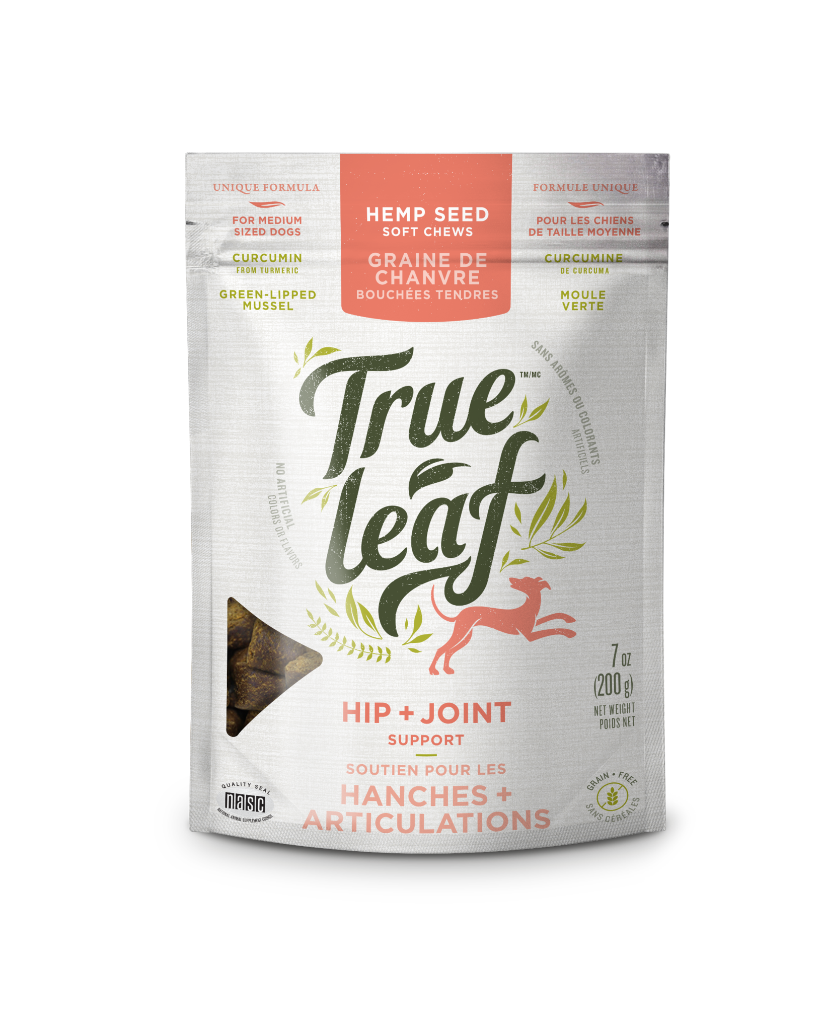 True Leaf Croquettes pour hanches et articulations pour grands chiens, 21 oz