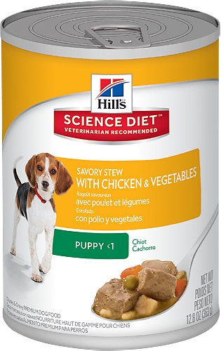 hill's science diet wet puppy food