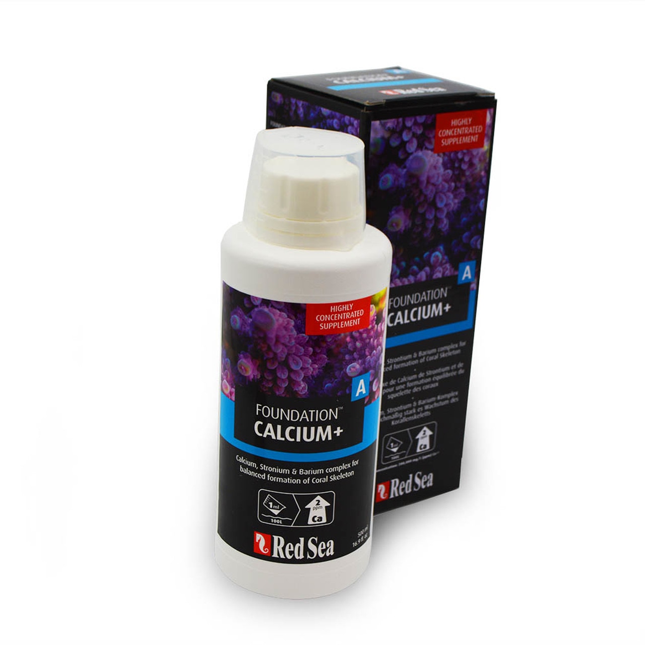 Red Sea Calcium+ Foundation A Aquarium Supplement, 500-mL