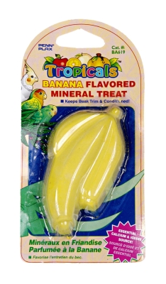 Penn-Plax Banana Flavored Mineral Bird Treats, 0.5-oz