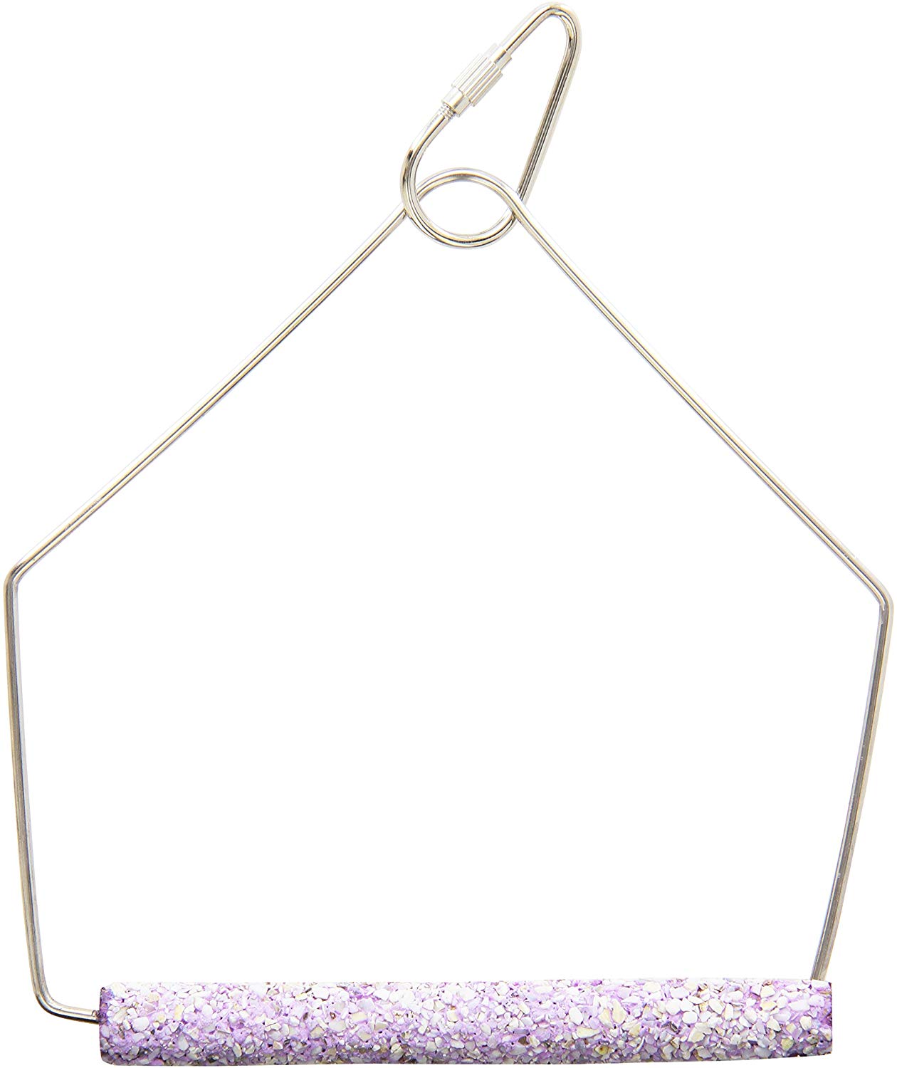 Penn Plax Trimmer Plus Wired Frame Cement Bird Swing, 4-in