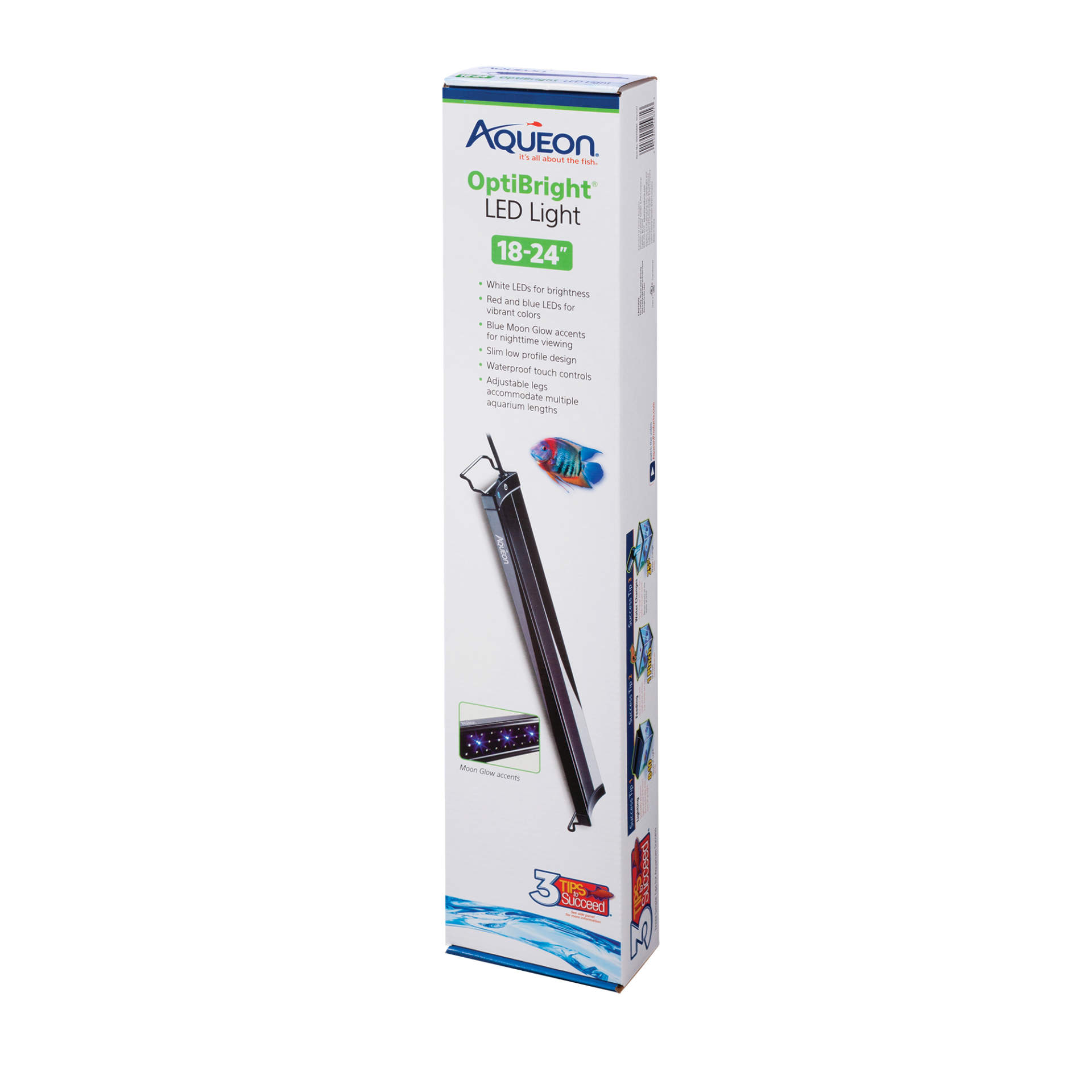 Aqueon LED OptiBright Light Fixtures for Aquariums, 18-24-in