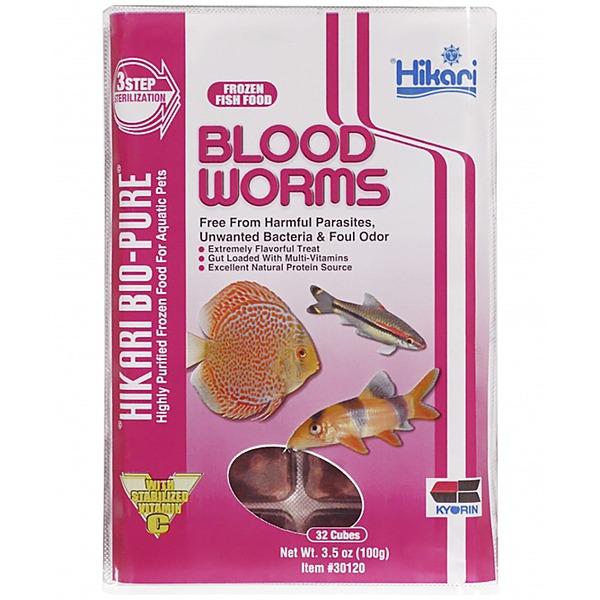 Hikari Bio-Pure Blood Worms Frozen Fish Food