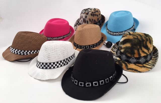 PAMPET / Puppe Love Dog Hat, Felt Fedora Black