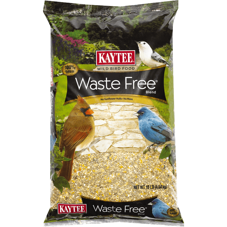 Kaytee Waste Free Wild Bird Food, 10-lb