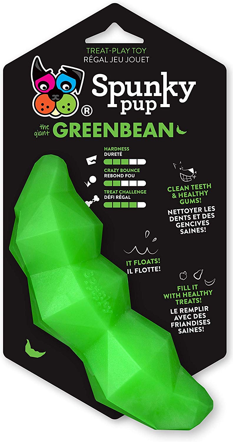 Spunky Pup Greenbean Dog Toy