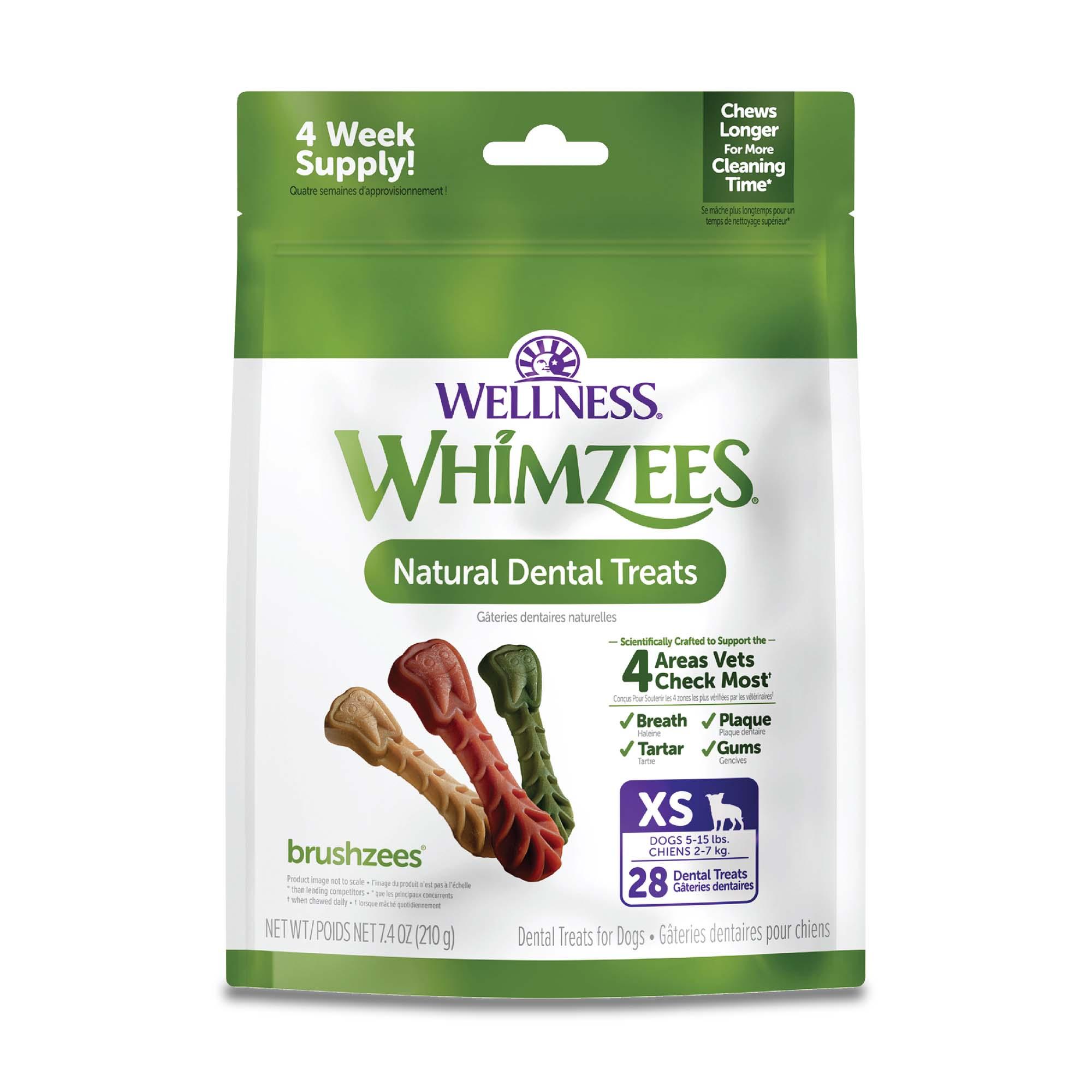 WHIMZEES Brushzees Natural Dental Dog Treats