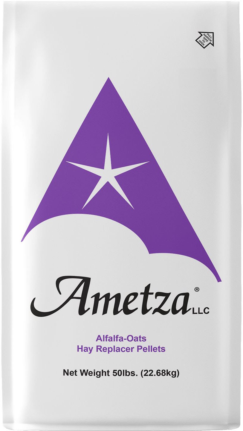 Ametza Alfalfa-Oats Hay Replacer Pellets Horse Feed, 50-lb
