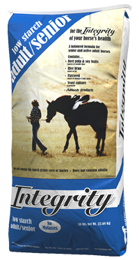 Integrity Feed Adult/Senior without Molasses Horse Feed, 50-lb