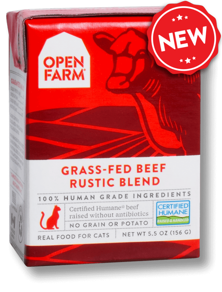 Open Farm Rustic Blend GrassFed Beef Recipe Wet Cat Food, 5.5oz