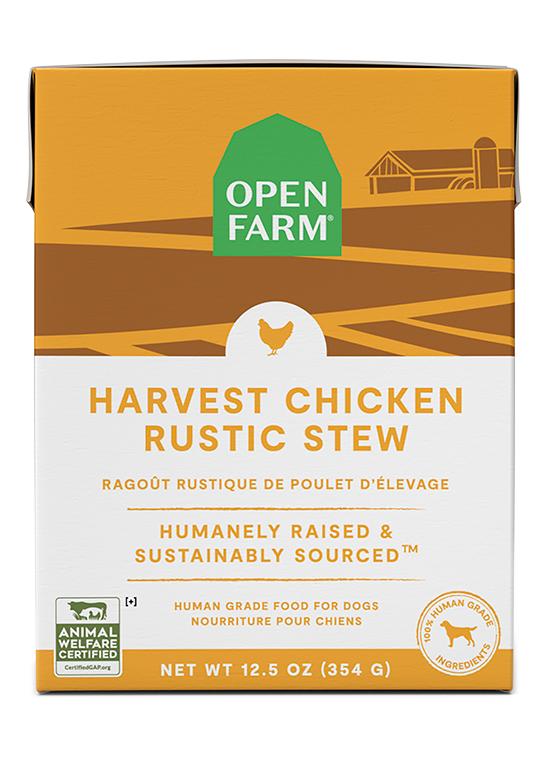 Open Farm Rustic Stew Harvest Chicken Recipe Wet Dog Food