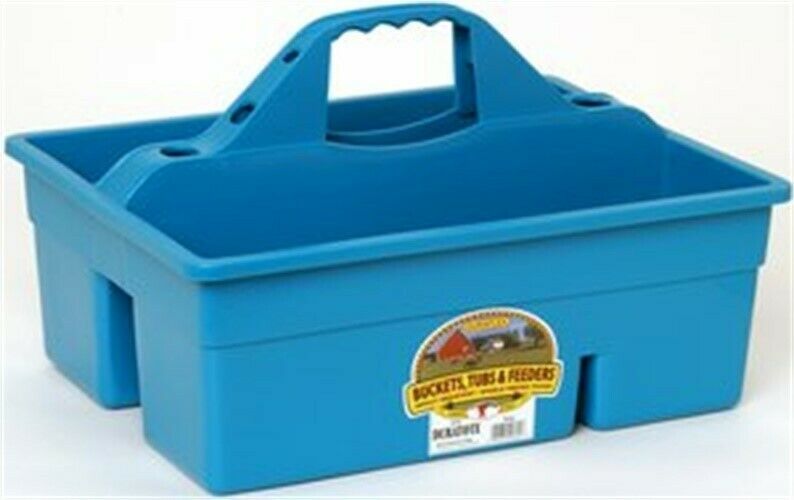 Miller Little Giant Duratote Plastic Livestock Tote Box, Teal