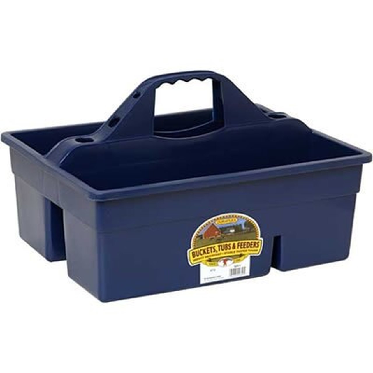 Miller Little Giant Duratote Plastic Livestock Tote Box, Navy Blue