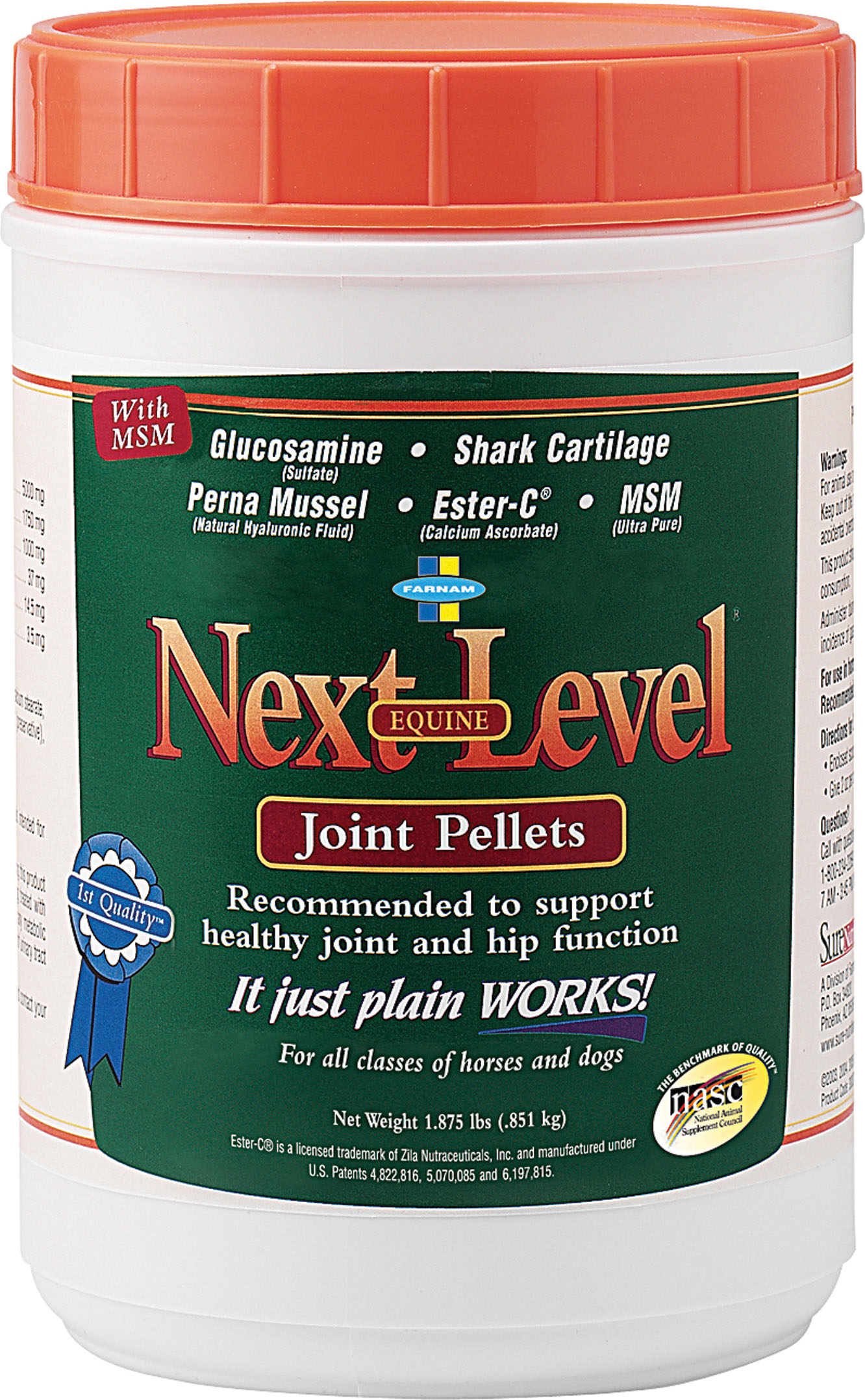 Farnam Next Level Joint Pellets Horse Supplement