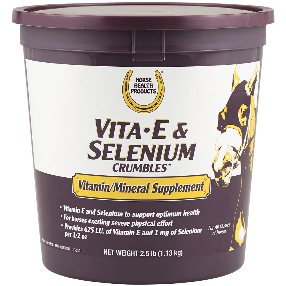 Horse Health Vita-E & Selenium Crumble Horse Supplement, 2.5-lb