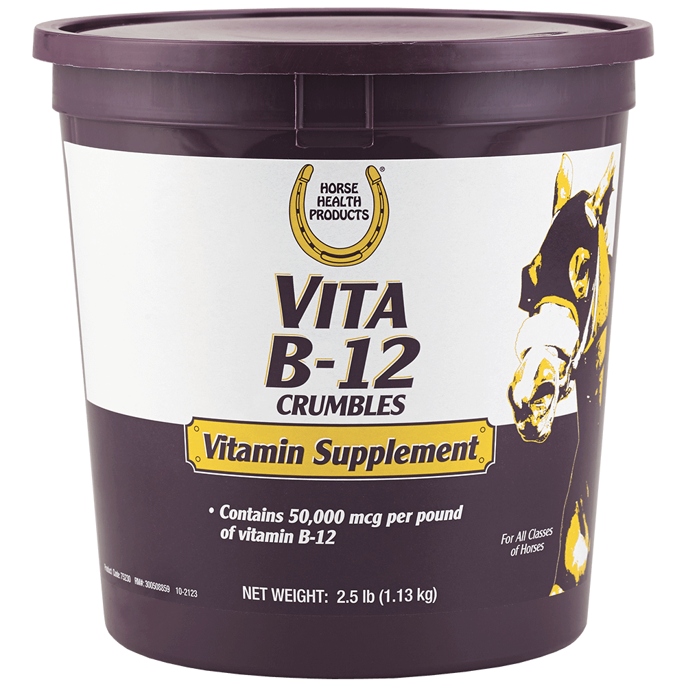 Horse Health Vita B-12 Crumbles Vitamin Horse Supplement, 2.5-lb