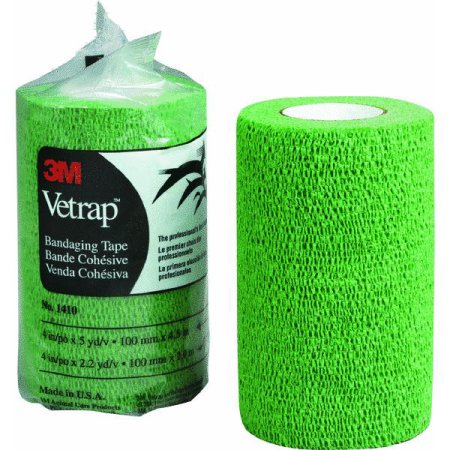 3M VetRap Bandaging Tape, Lime Green, 4-in