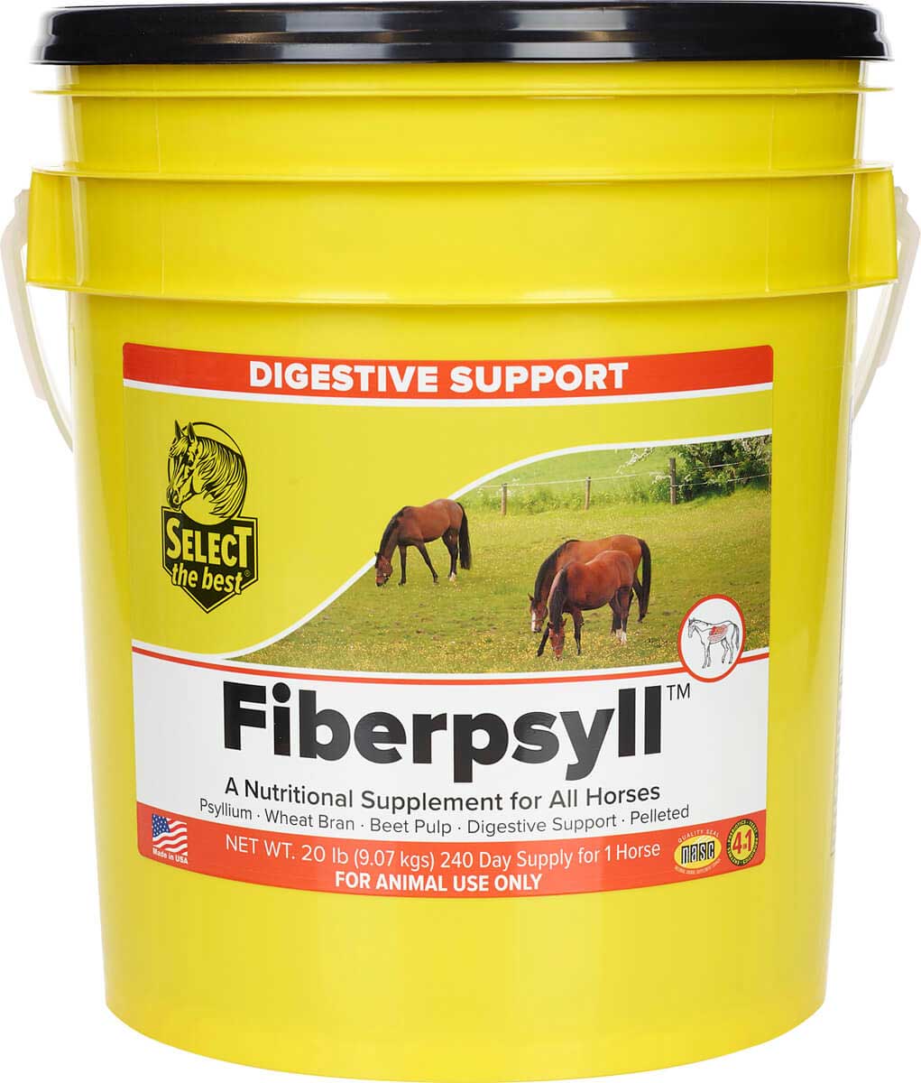 Select the Best Fiberpsyll 4-in-1 Digestive Support Horse Supplement, 20-lb