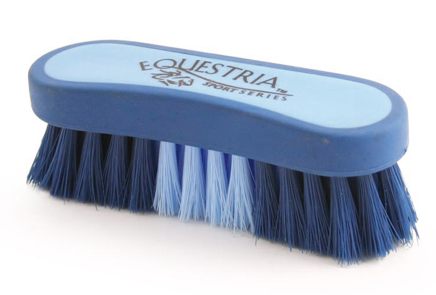 Desert Equestrian Equestria Sport Face Horse Brush, Blue, 5-in