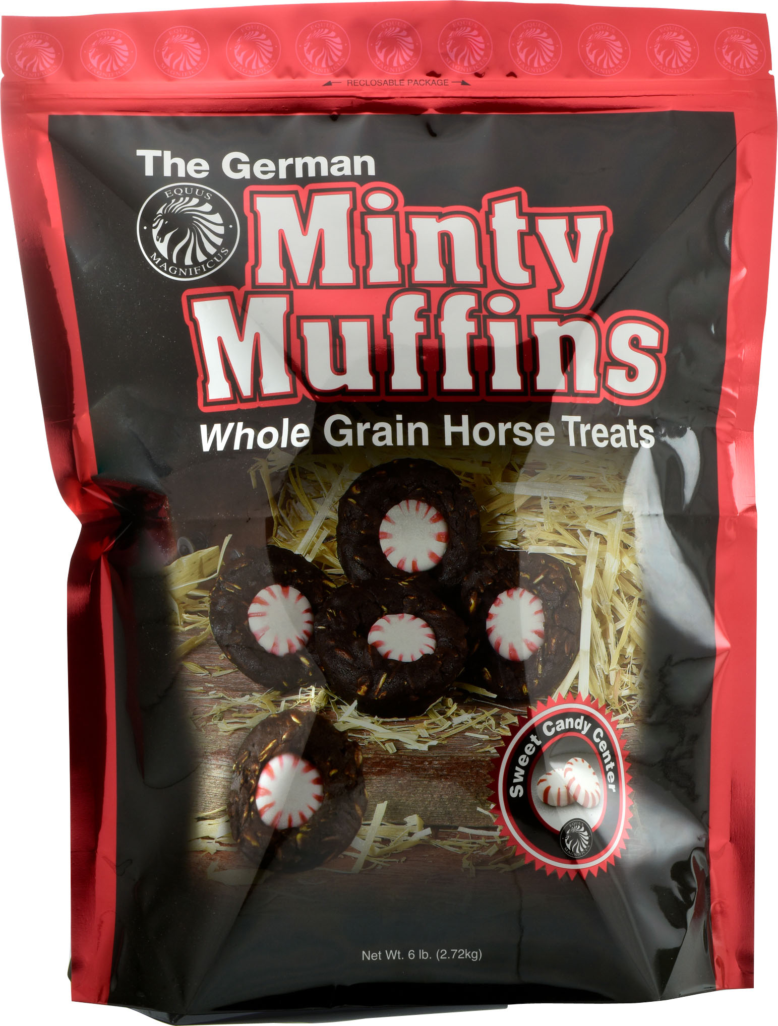 Equus Magnificus The German Minty Muffins Whole Grain Horse Treats, 6-lb