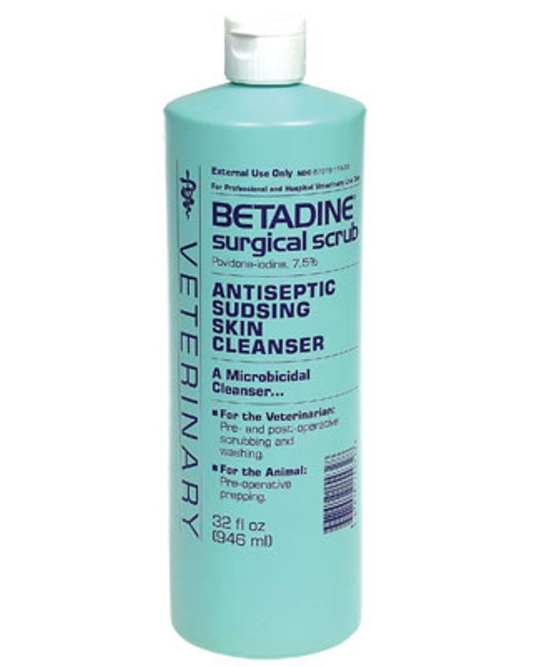 Betadine Surgical Scrub Antiseptic Skin Cleaner, 32-oz