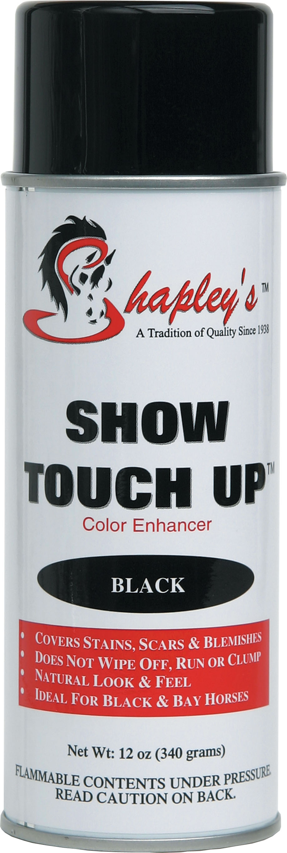 Shapley's Show Touch Up Horse Color Enhancer, Black