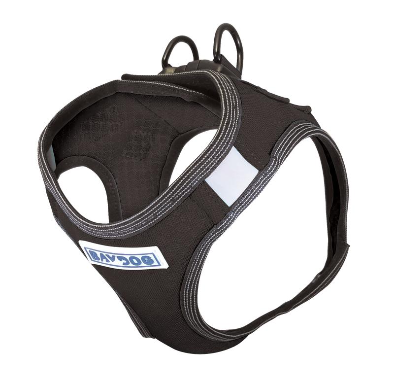 BayDog Liberty Bay Dog Harness, Black