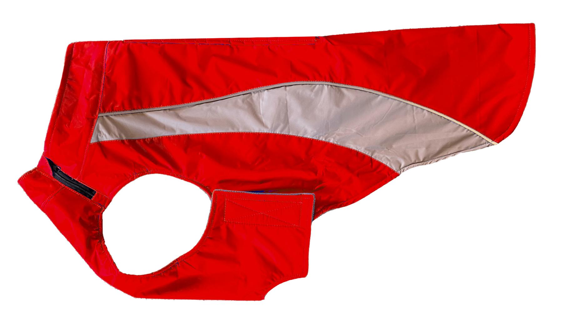 BayDog Saginaw Bay Dog Fleece, Clifford Red (**), Large