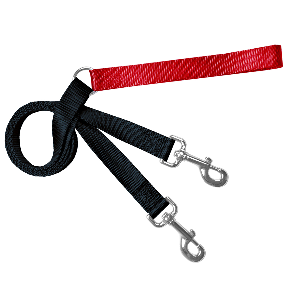 2 Hounds Design Freedom Training Dog Leash, Red, 1-in