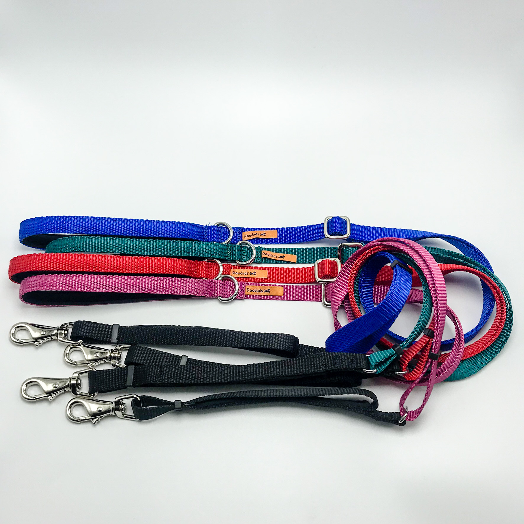 Dolan's Dog Doodads Service Lead for Dogs, Red, 1-in