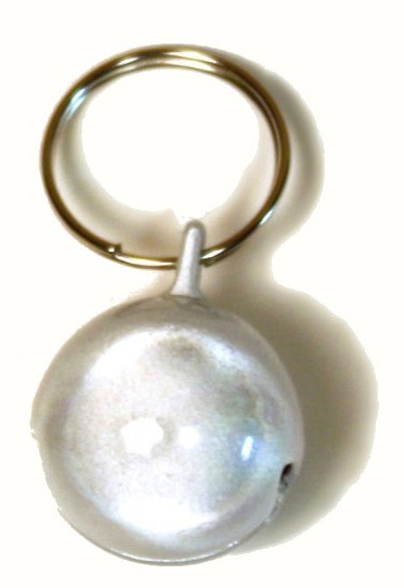 Goli Design Purrly Bell for Cats, White, Large