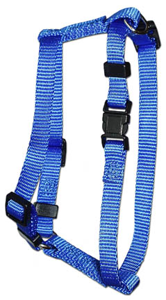Leather Brothers/OmniPet Kwik Klip Adjustable Nylon Dog Harness, Blue