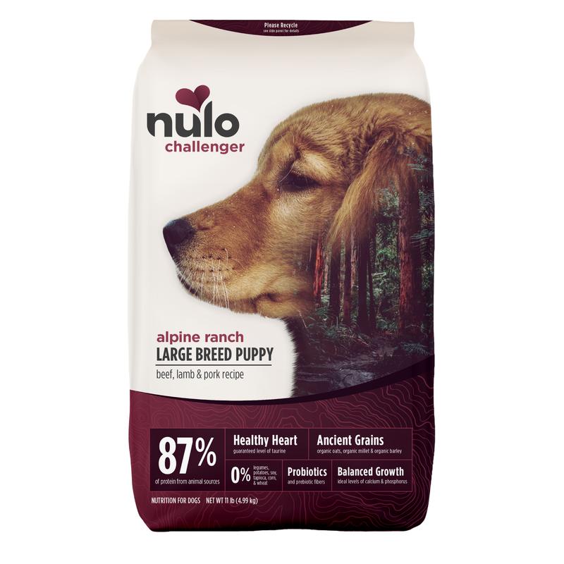 Nulo Challenger Alpine Ranch Beef, Lamb & Pork Large Breed Puppy Food, 11-lb