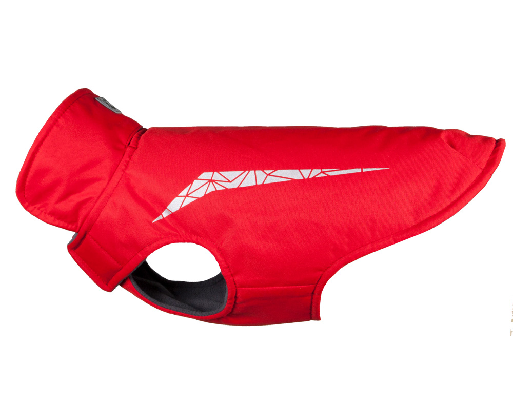 RC Pets Cascade Dog Coat, Red, 20 Wide