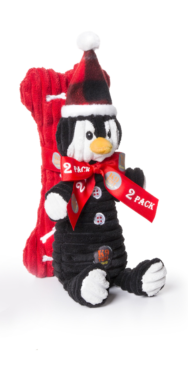 Charming Pet Holiday Squiggles Penguin Dog Toy, 13-in (Size: 13-in)