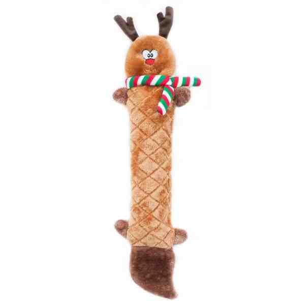 ZippyPaws Holiday Jigglerz Reindeer Dog Toy