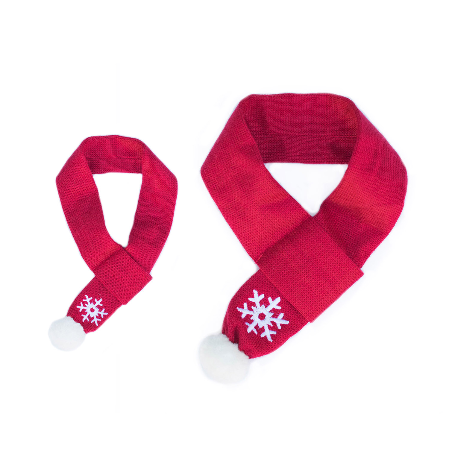 ZippyPaws Holiday Snowflake Dog Scarf