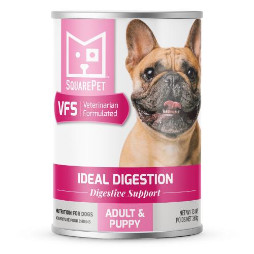 SquarePet VFS Ideal Digestion Wet Dog Food Can, 13-oz, case of 12 (**)