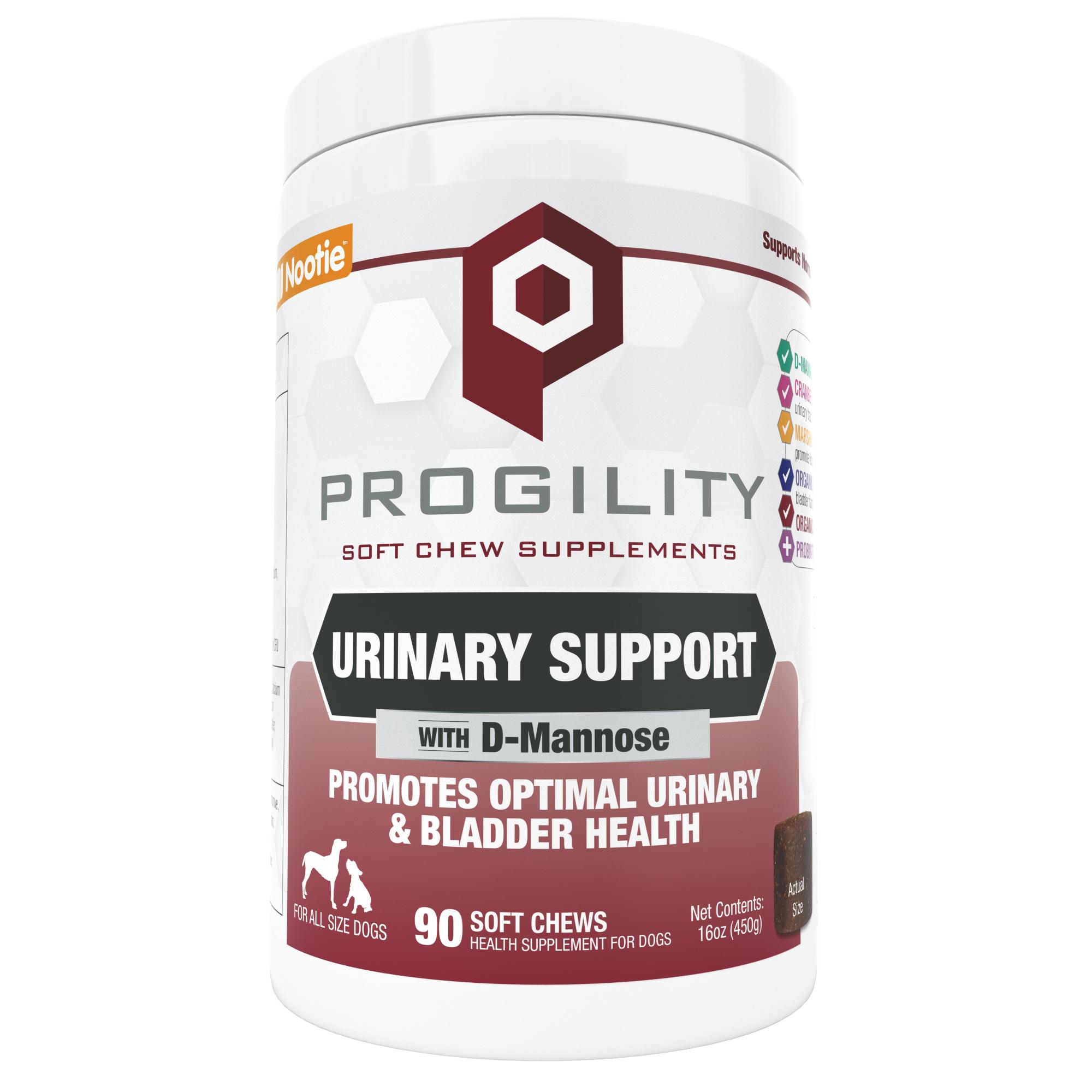 Nootie Progility Urinary Support Soft Chews Supplements for Dogs, 90-count