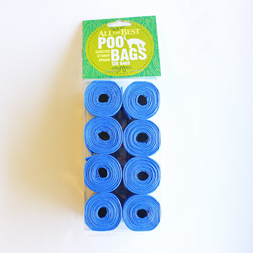 All The Best Poop Bags, Blue 120 Count Scented
