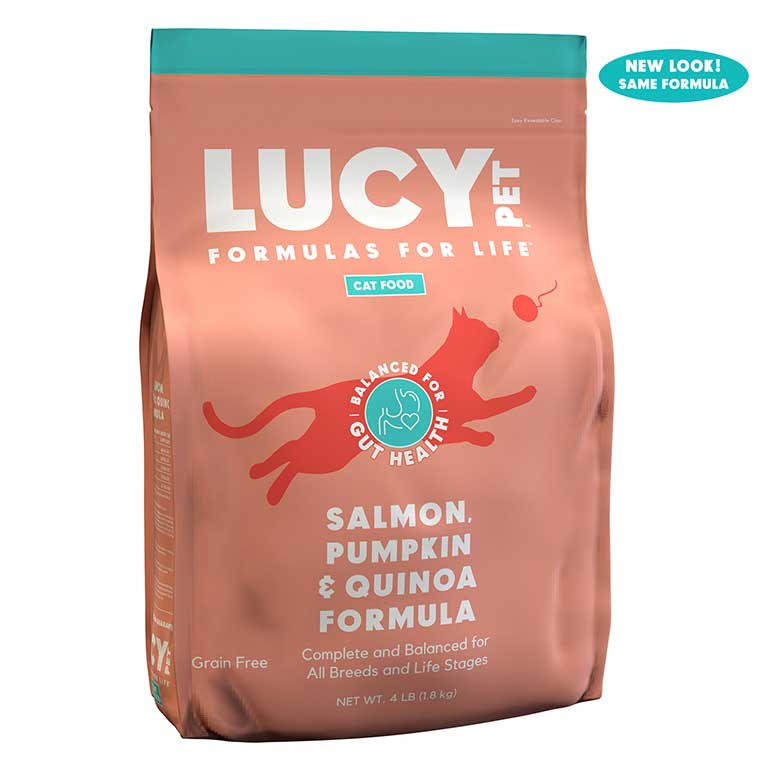 Lucy Pet Salmon, Pumpkin & Quinoa Dry Cat Food