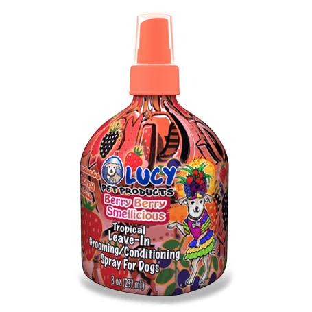 Lucy Pet Berry Berry Smellicious Leave-in Dog Conditioner, 8-oz