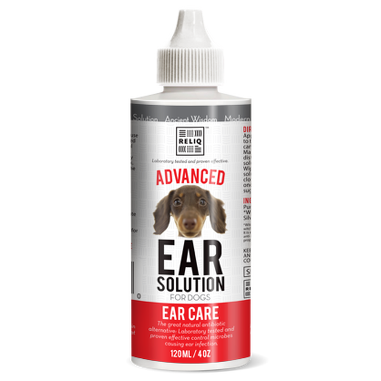 Reliq Ear Solution for Dogs, 4-oz