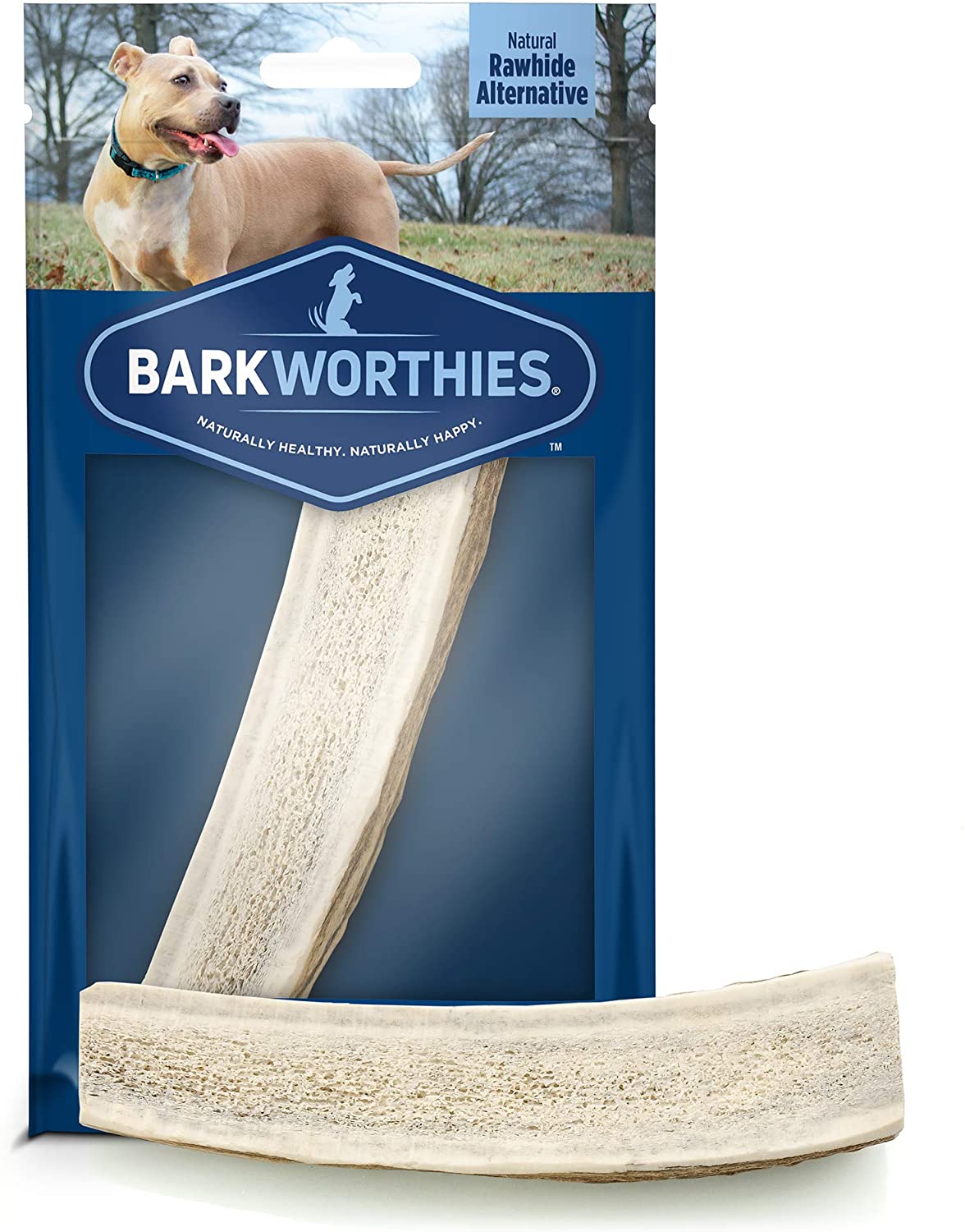 Barkworthies Split Elk Antler Puppy & Small Dog Treats