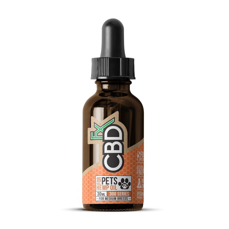 C B D  fx Alternative Supplement Tincture for Medium Breed Dogs & Cats, 300mg, 30 mL