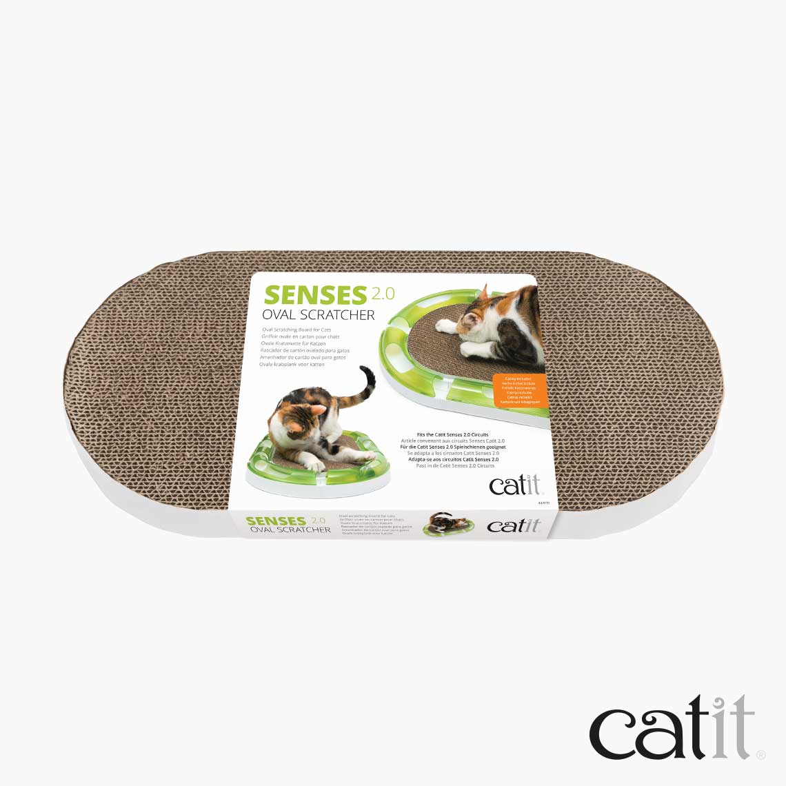 Catit Senses 2.0 Oval Cat Scratcher