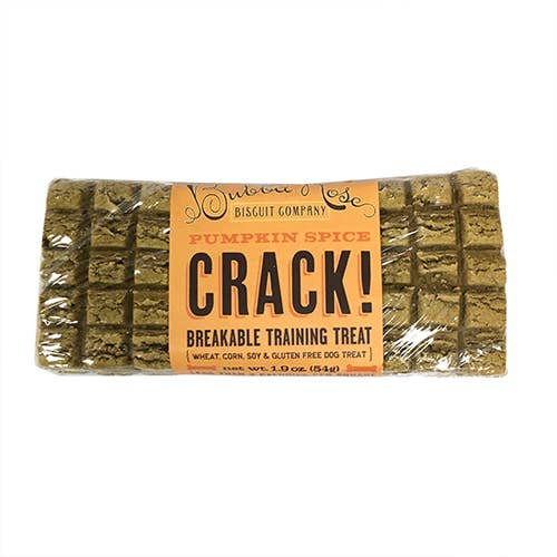 Bubba Rose Biscuit Co. Pumpkin Spice Crack! Bars Dog Treats, 2-pk