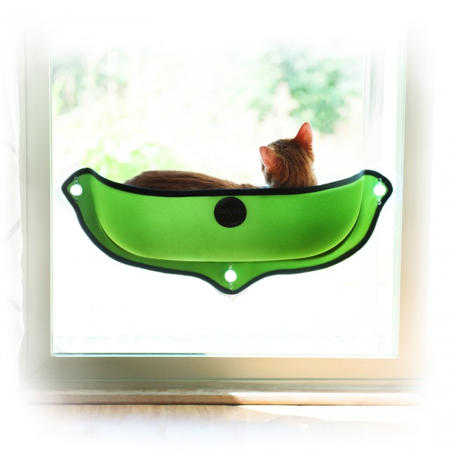 K&H EZ Mount Window Cat Bed, Green